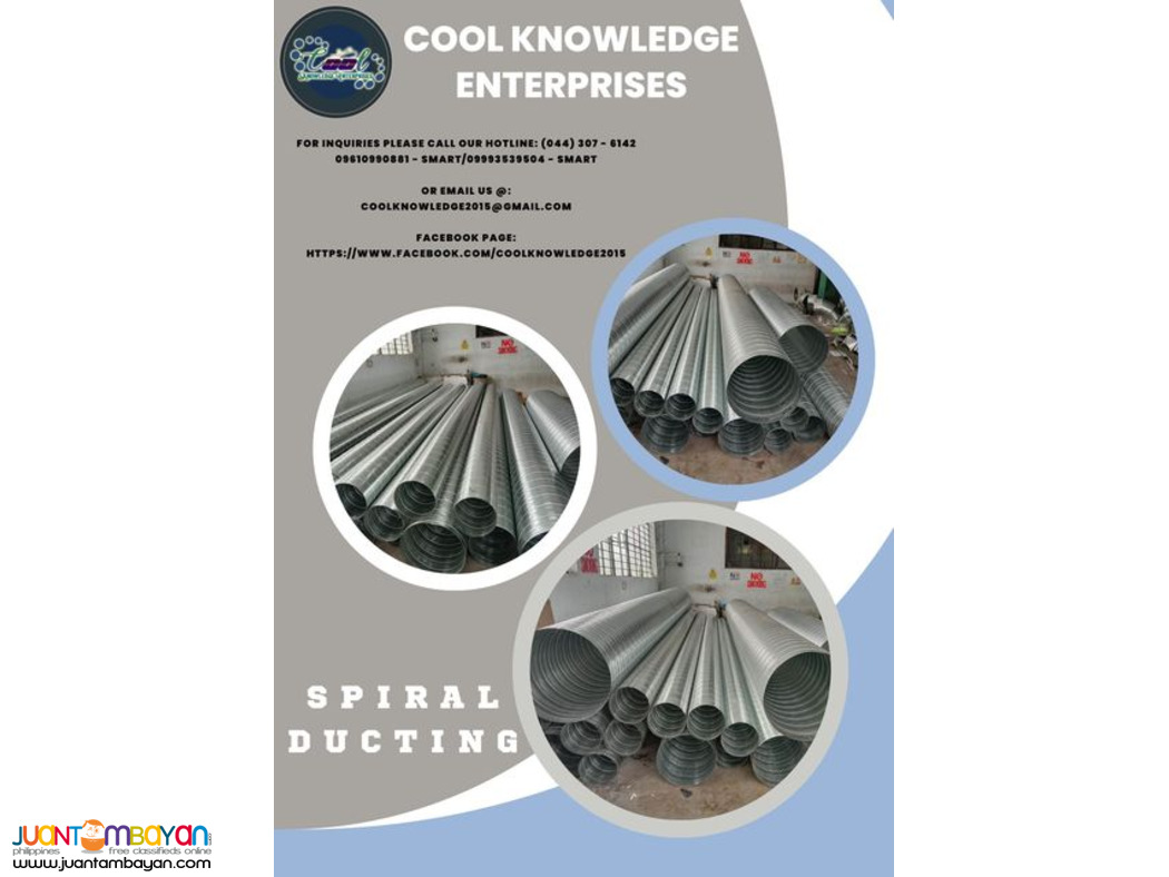( bulacan ) we supply and install of spiral ducting