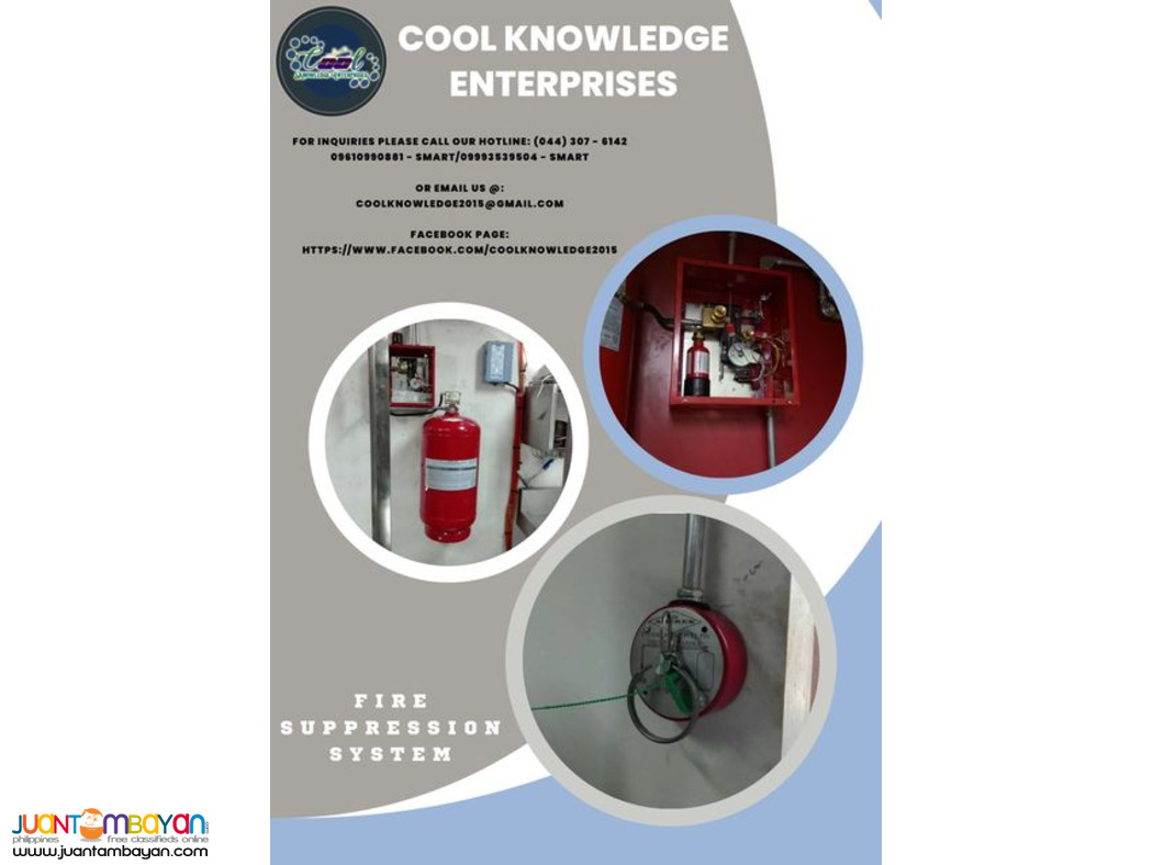 - [ fire suppression system ] - supply and installation