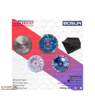 Diamond Cutting Blade, Flaring Cup, Sandpaper