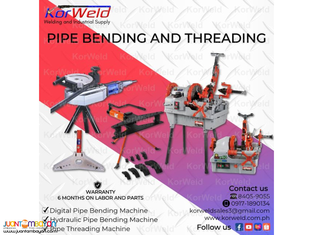 Pipe Bending and Threading Machine