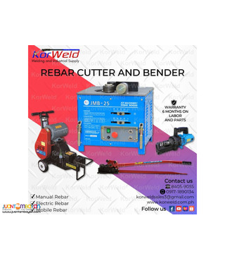 Rebar Cutter and Bender - Manual, Electric and Mobile