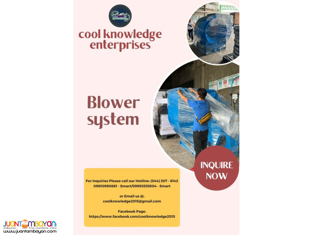 blower system -- we supply and install