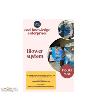 blower system -- we supply and install