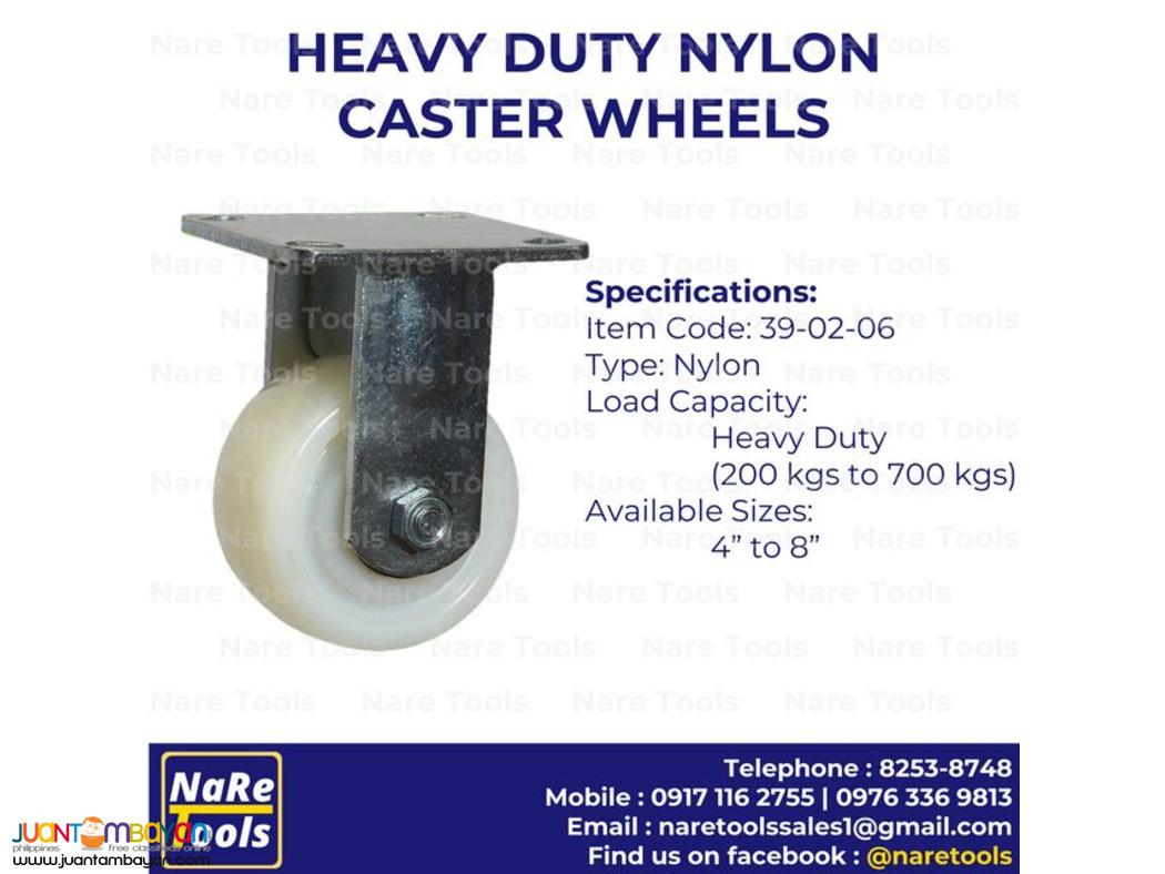Heavy Duty Nylon Caster Wheels 39-02-03