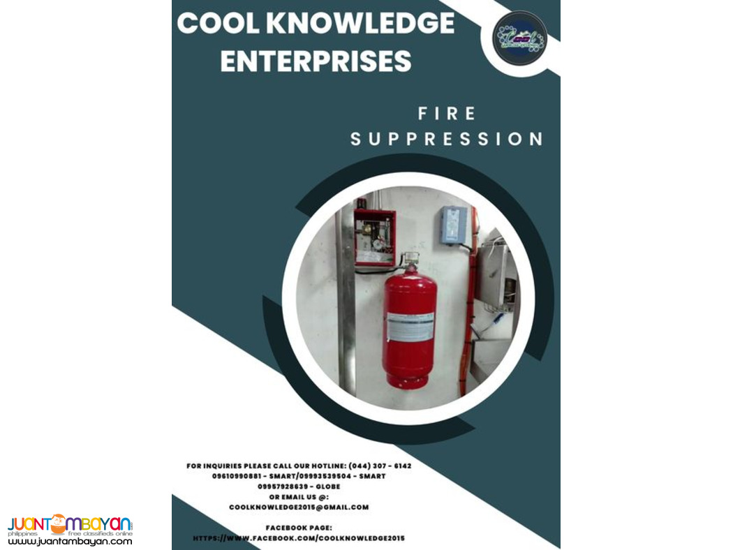 fire suppression system -- [ we supply and install ] 