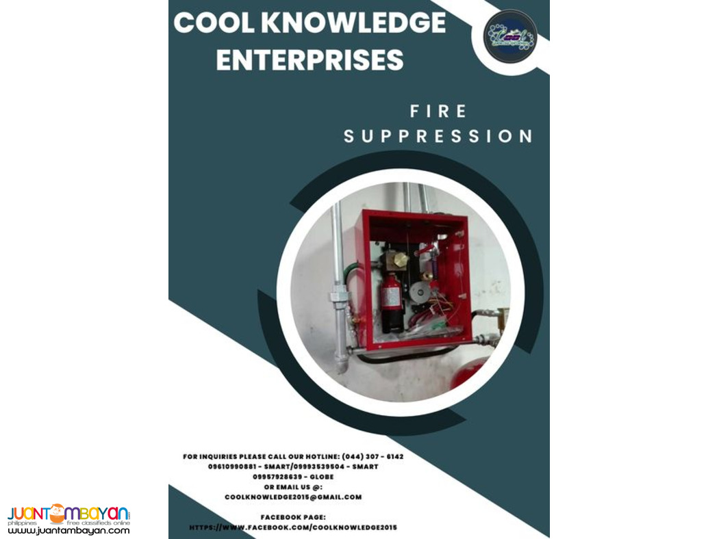 fire suppression system [ we supply and install ]
