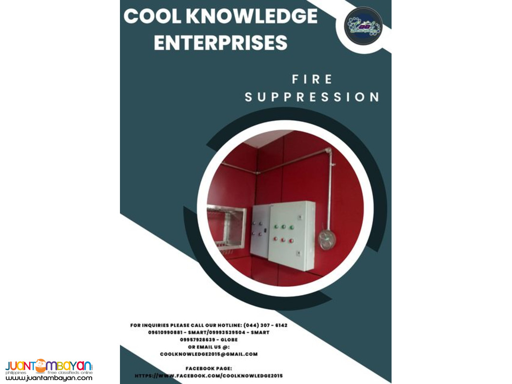 fire suppression system -- [ we supply and install ] 