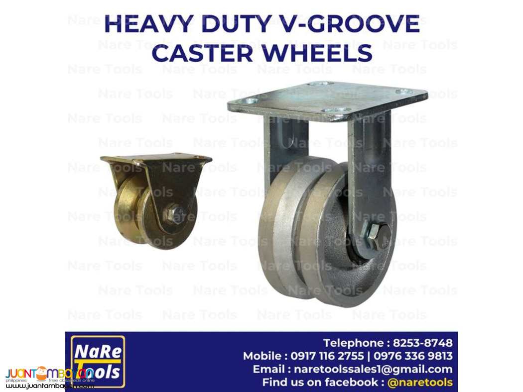 Heavy Duty VGroove Caster Wheels 390401