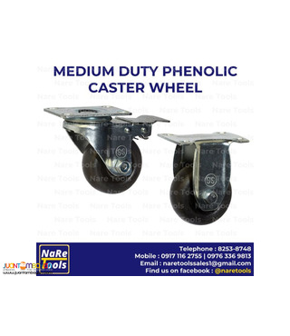 Medium Duty Phenolic Castel Wheel - 39-01-06
