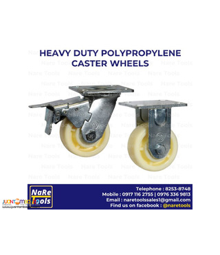 Heavy Duty Polypropylene Caster Wheels - 39-02-03