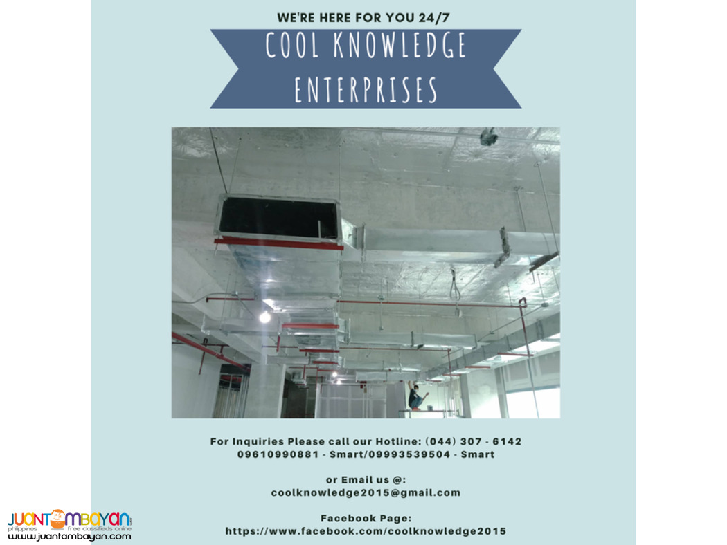 manila [ supply and installation ] ducting system