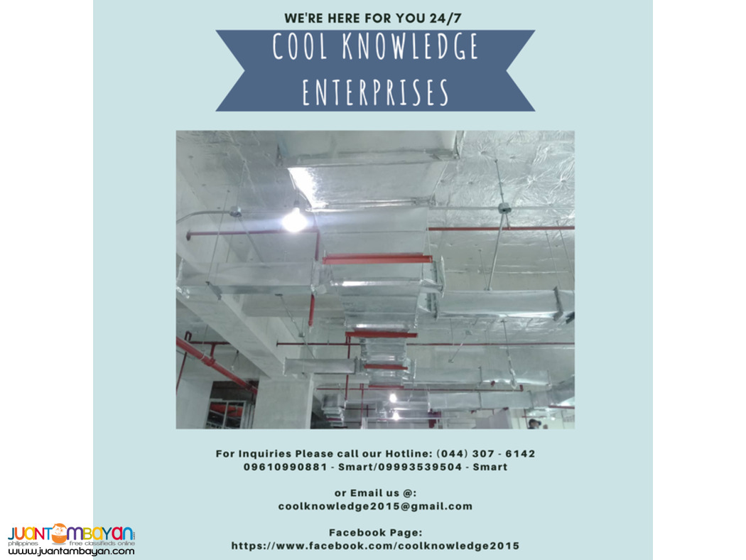 manila [ supply and installation ] ducting system