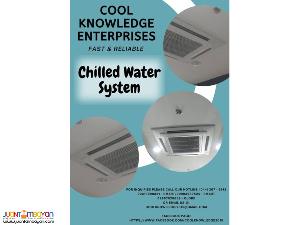 chilled water system -- supply and installation -- bulacan / manila