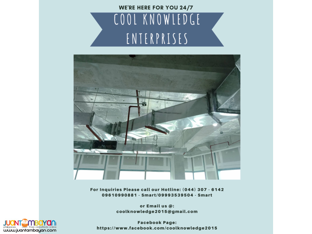 ducting works services, supply and installation bulacan