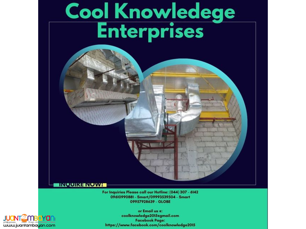 bulacan wefabricate, supply & install ducting system