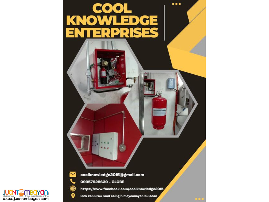 we supply and install fire suppression system