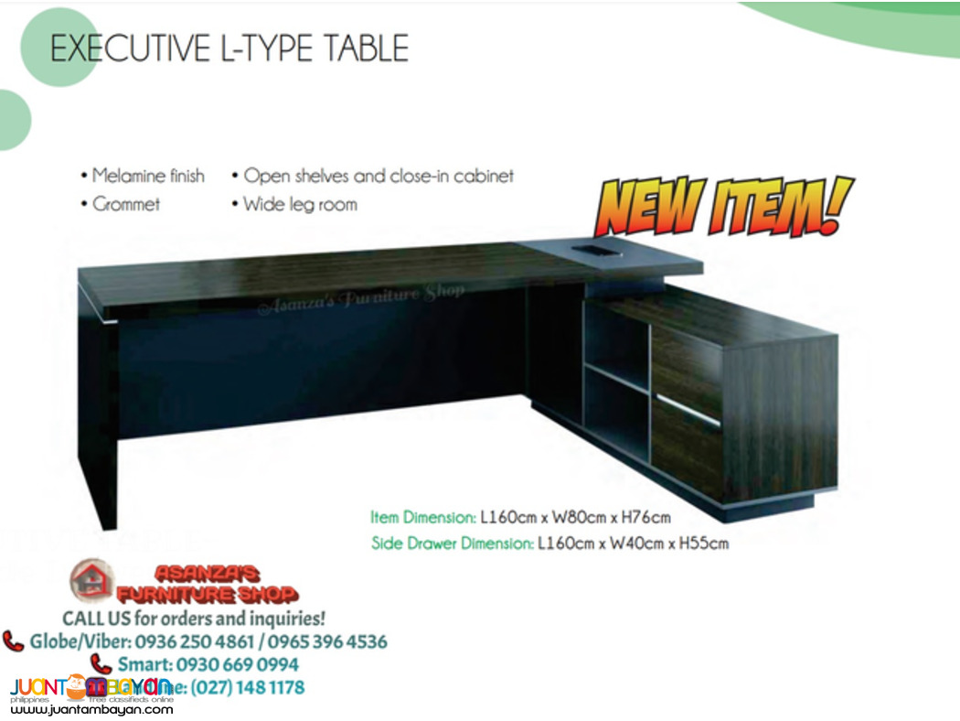 EXECUTIVE L-TYPE TABLE | FACTORY PRICE