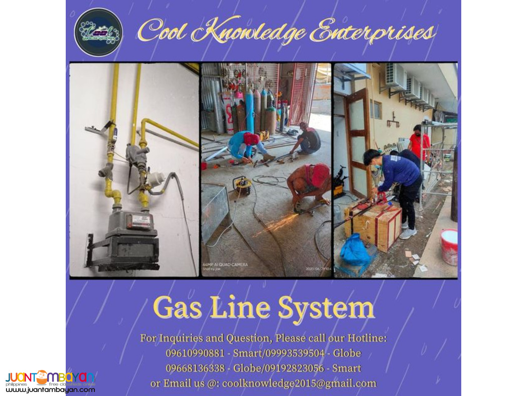 gas line system -- we supply & install