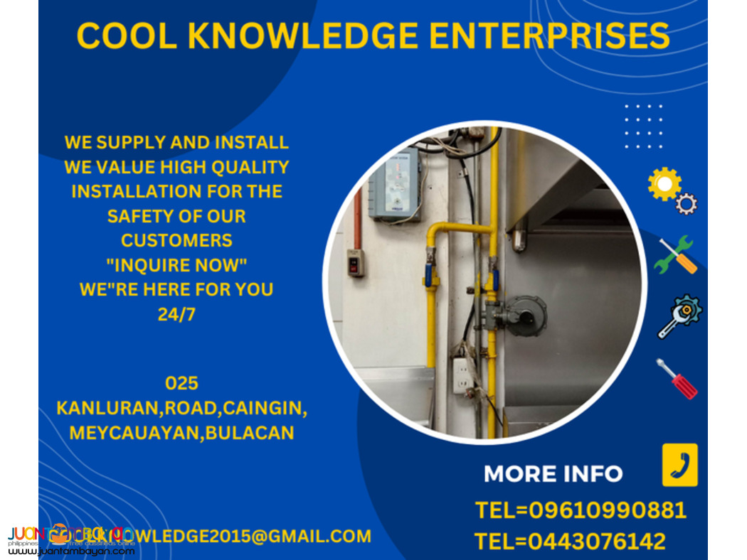 GAS LINE" COOL KNOWLEDGE"