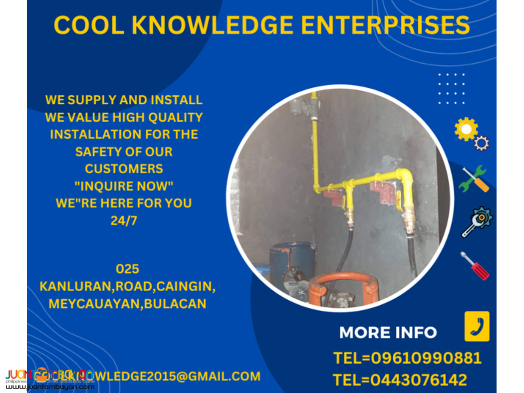 GAS LINE" COOL KNOWLEDGE"