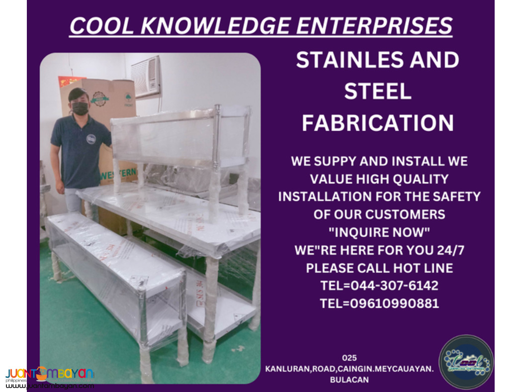 "STAINLES AND STEEL FABRICATION"