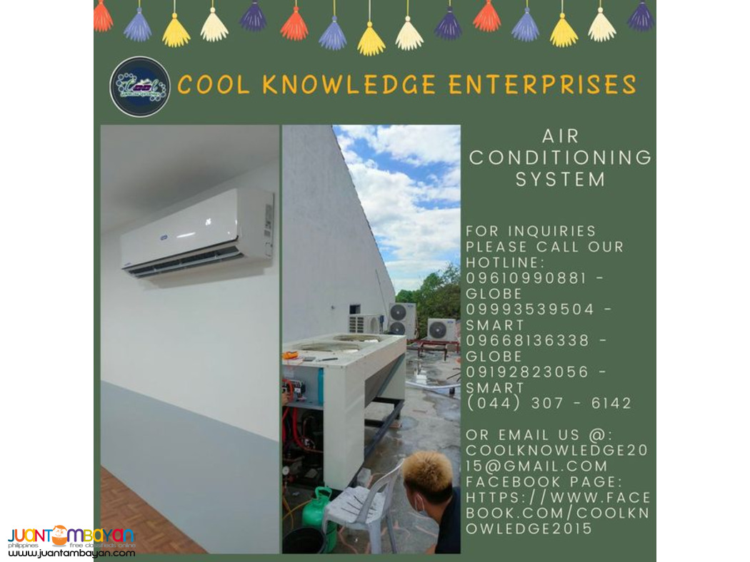 air conditioning system -- installation 