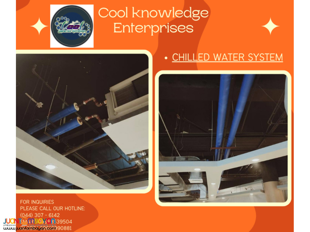 chilled water system = installation, supply =