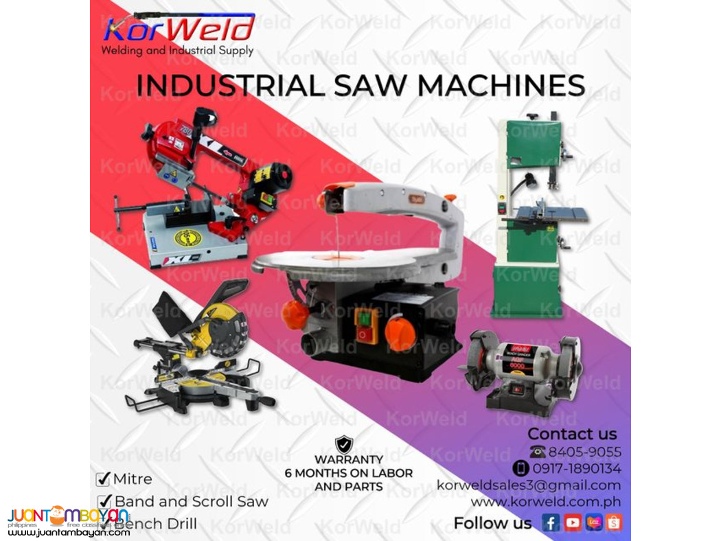 Sawing Tools - Miter, Band, Scroll & Bench