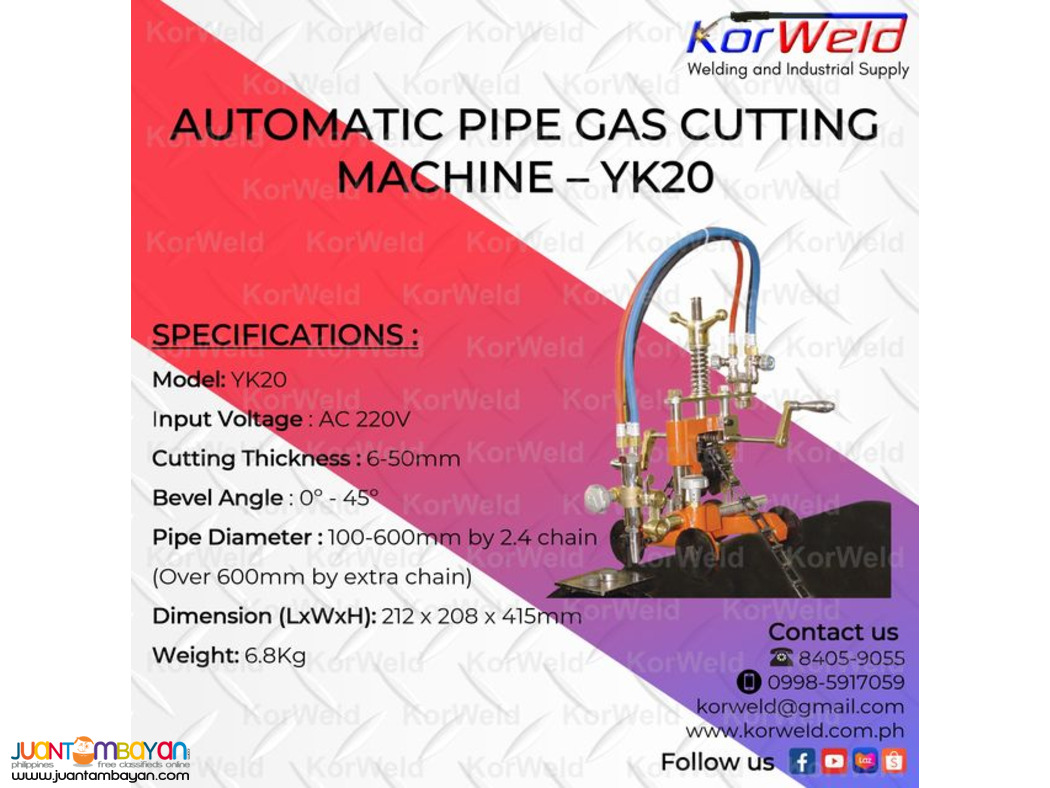 Automatic Pipe Gas Cutting Machine - YK20