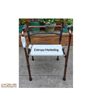 Aluminum Walker with a seat