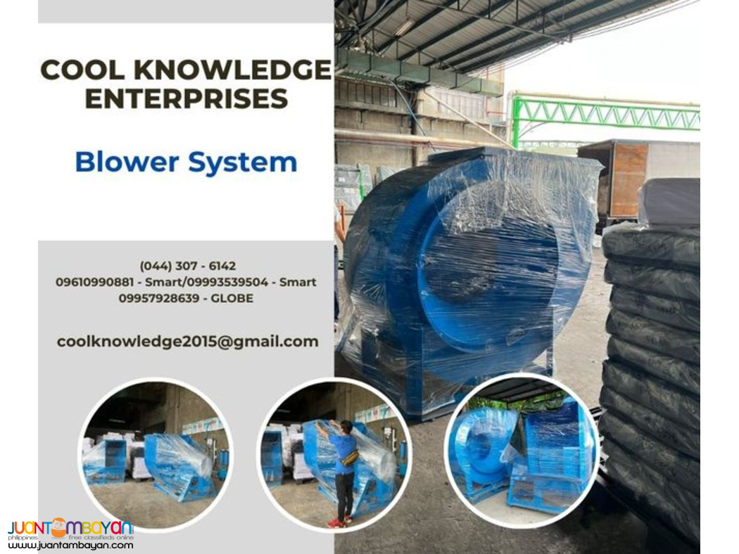 fresh air blower system installation, fabricate, supply