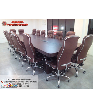 CONFERENCE TABLE/CHAIRS (16 SEATER) CUSTOM MADE-FACTORY PRICE