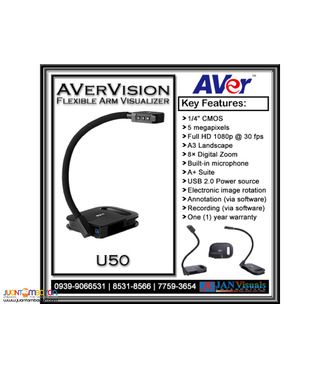 AVerVision U50 Portable Flexible Arm Document Camera