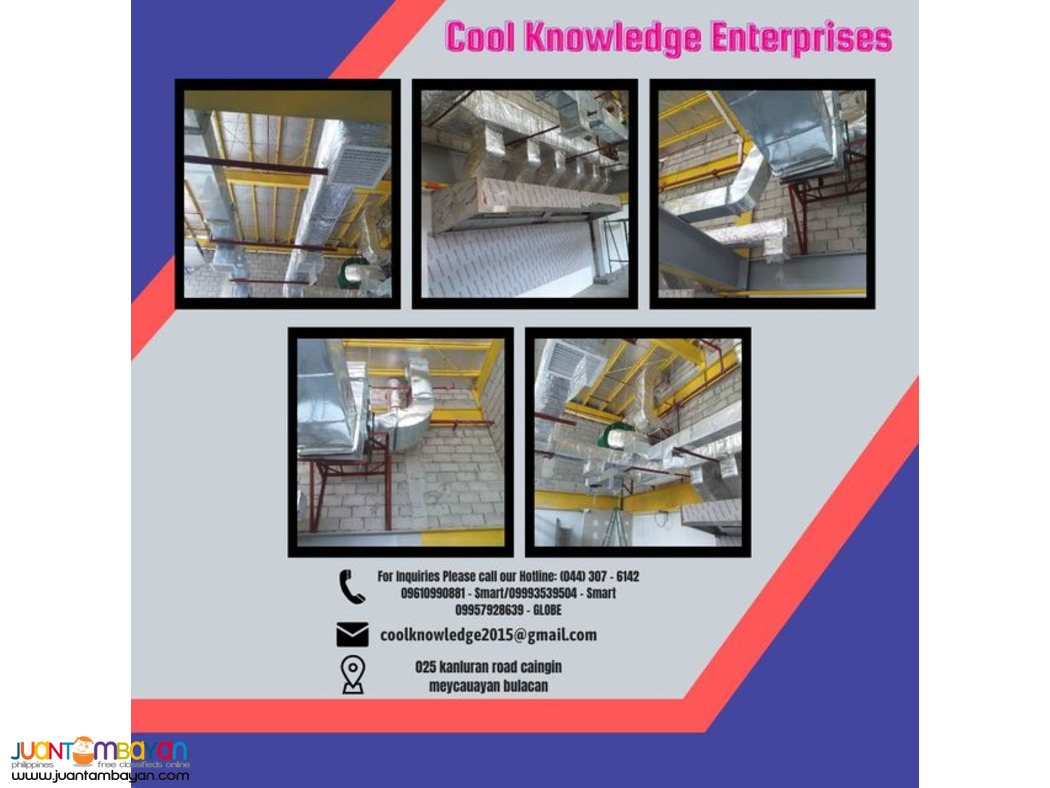 ducting works we supply and install