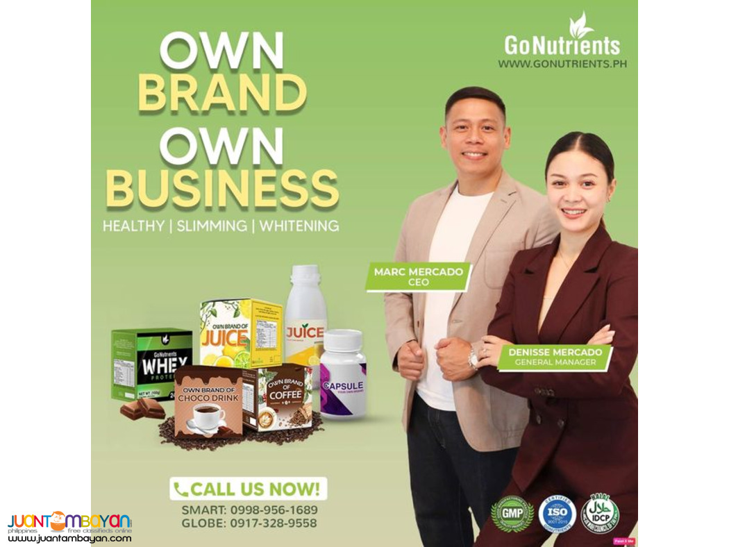 Own A Brand of Whey Protein