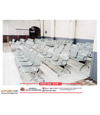 3-4-5 SEATER GANG-CHAIR | CHROME SERIES | FACTORY PRICE