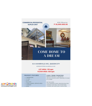 XAVIERVILLE UNIT- Quezon City/