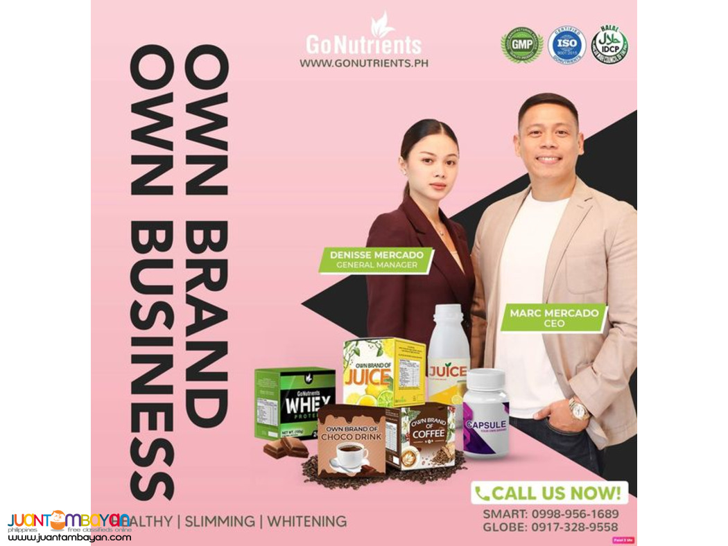 Your Own Capsule Brand by GoNutrients