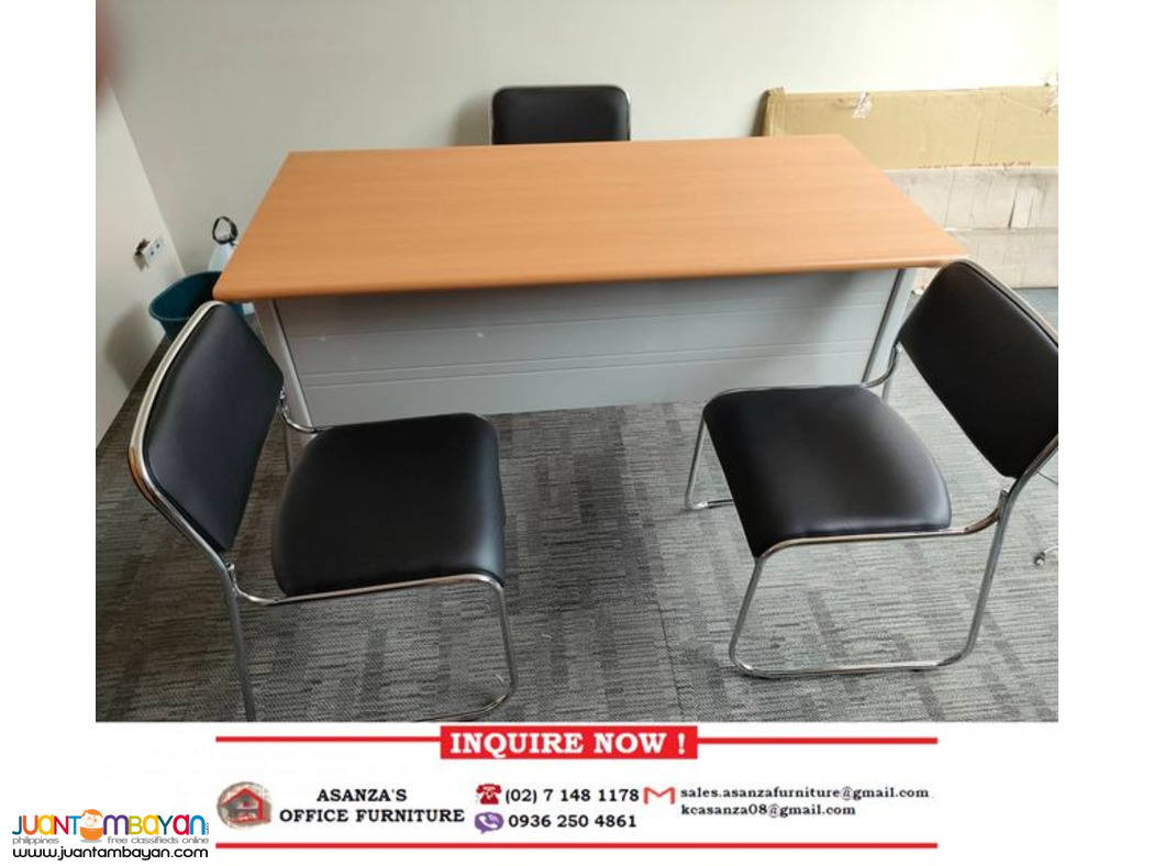 FREESTANDING DESK*VISITOR CHAIR | FACTORY PRICE