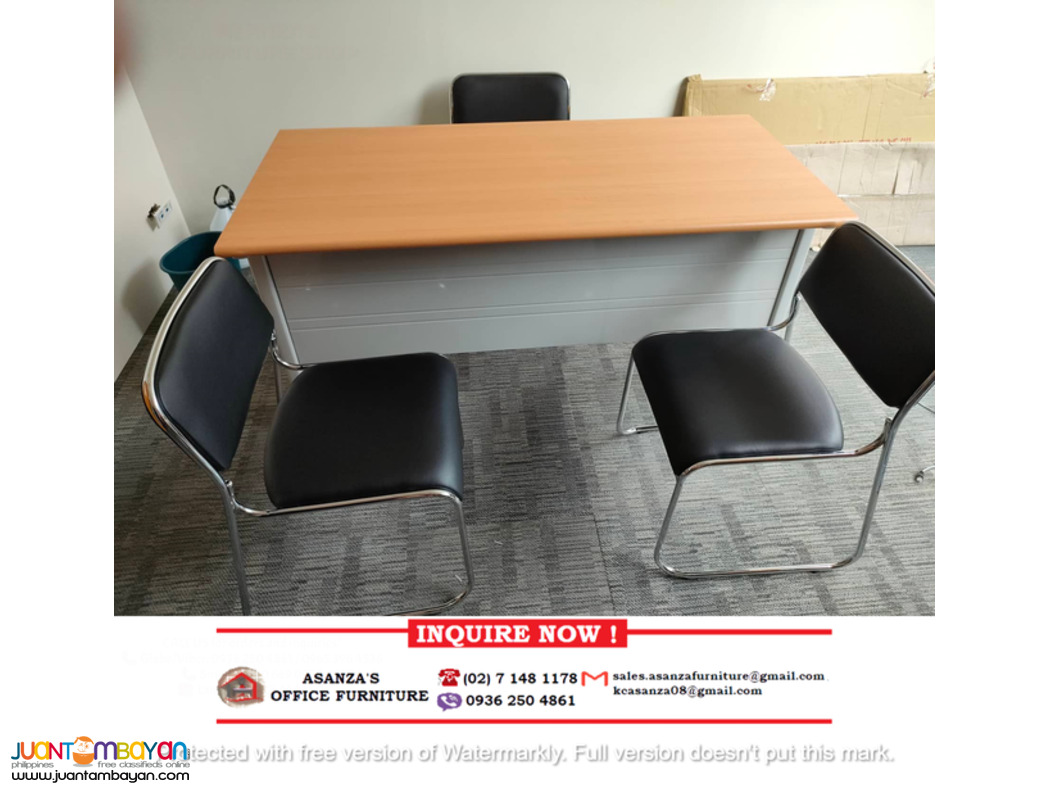 FREESTANDING DESK*VISITOR CHAIR | FACTORY PRICE