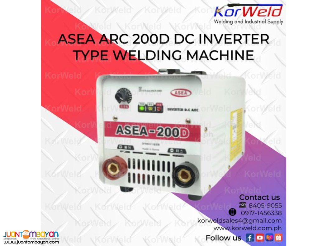 ASEA ARC 200D WHITE DC Inverter Type Welder