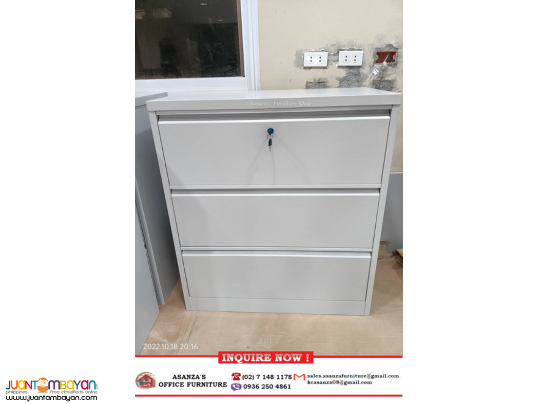 3-LAYER LATERAL FILING CABINET || FACTORY PRICE *
