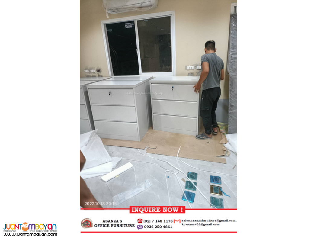 3-LAYER LATERAL FILING CABINET || FACTORY PRICE *