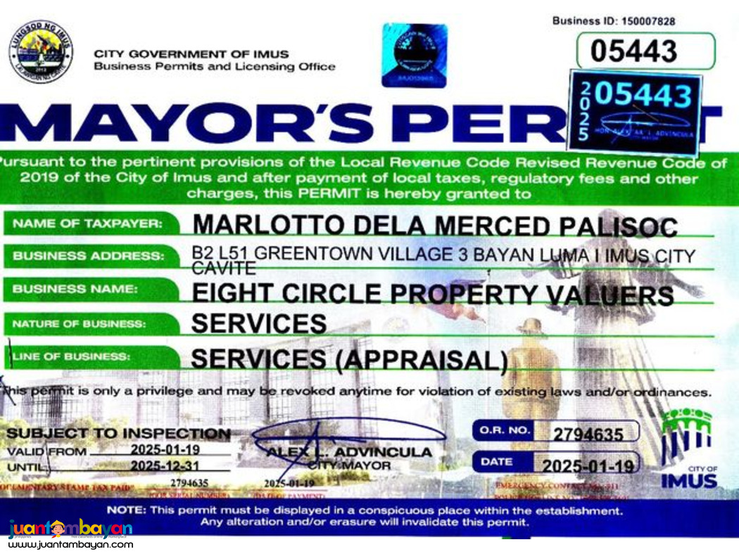 REAL ESTATE APPRAISAL SERVICES