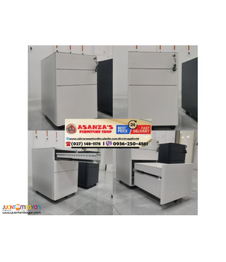 Mobile 3-Drawer Cabinet in Slim Curve Edge | Factory Price