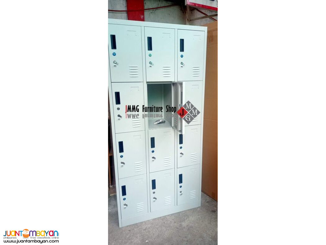 STEEL LOCKER CABINET 12 DOOR