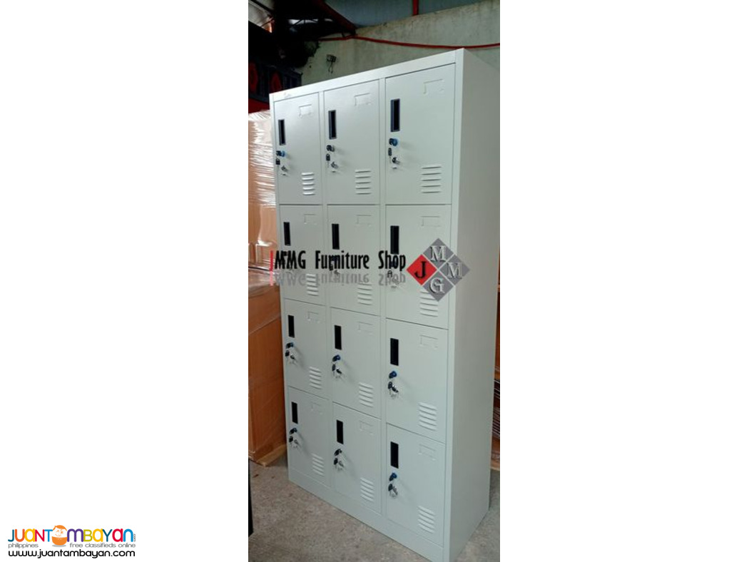 STEEL LOCKER CABINET 12 DOOR