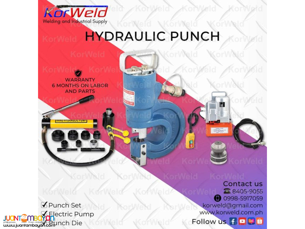 Beam Puncher, Hydraulic Pump, Electric Pump, Punch Set Beam Puncher, Hydraulic Pump, Electric Pump, Punch Set