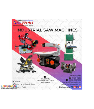 Industrial Saw - Mitre Saw, Band Saw, Scroll Saw, Bench Grinder