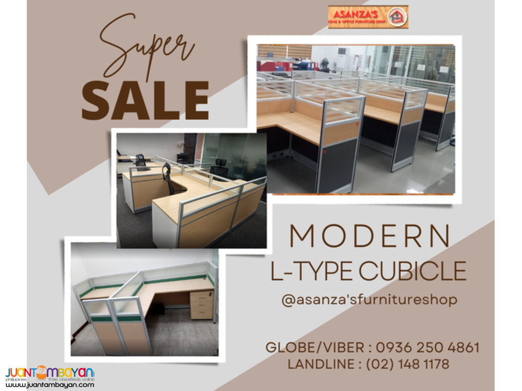 Modern L-Type Office Workstation Cubicle | Direct Factory Price